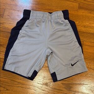 Nike Gray and Black Athletic Shorts Lightweight Polyester